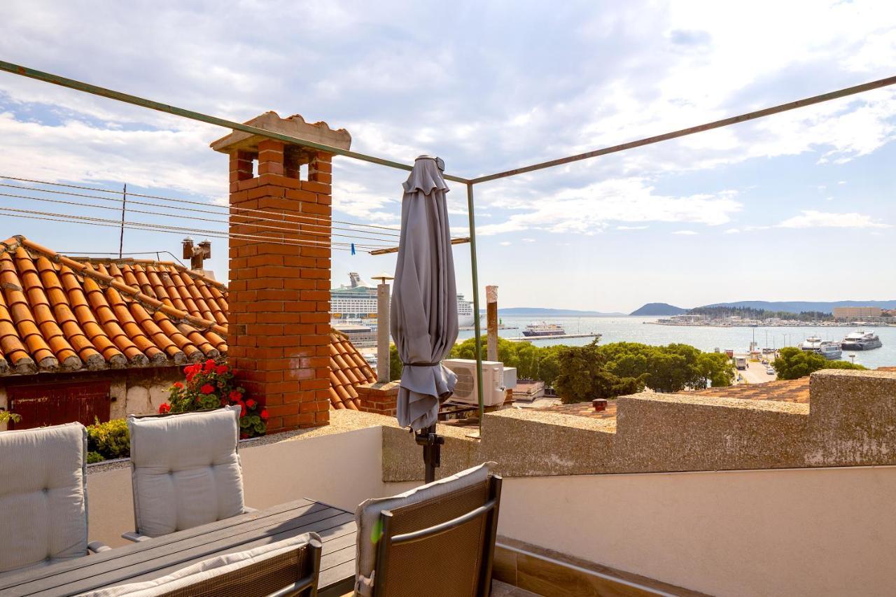 Luxury Apartment Olavia Rooftop Terrace & Seaview Split Exterior foto